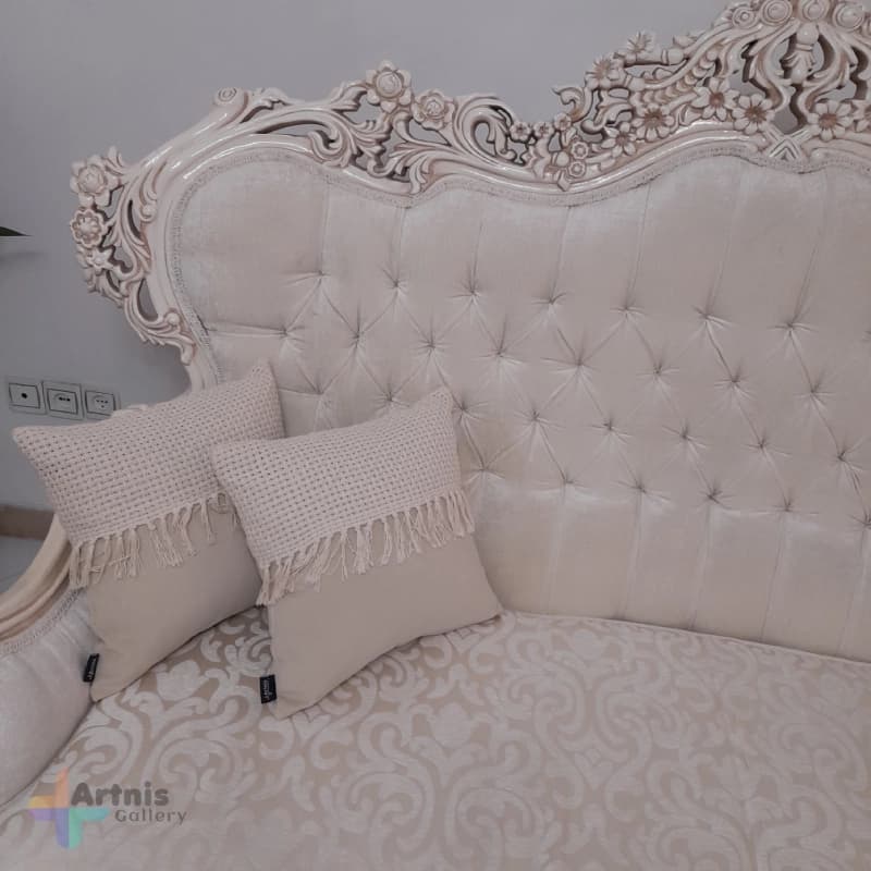 کوسن منگوله دار مدل تافته — تصویر ۷