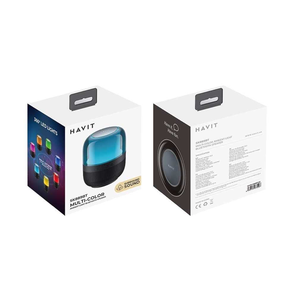 اسپیکر بلوتوثی قابل حمل هویت مدل SK889BT — تصویر ۶