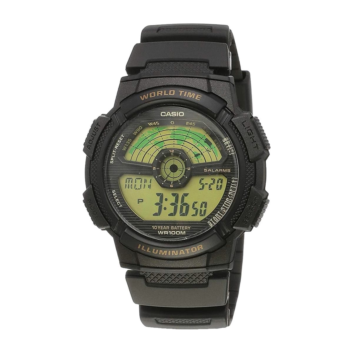 ساعت مچی مردانه کاسیو (CASIO) مدل AE-1100W-1B — تصویر ۱۲
