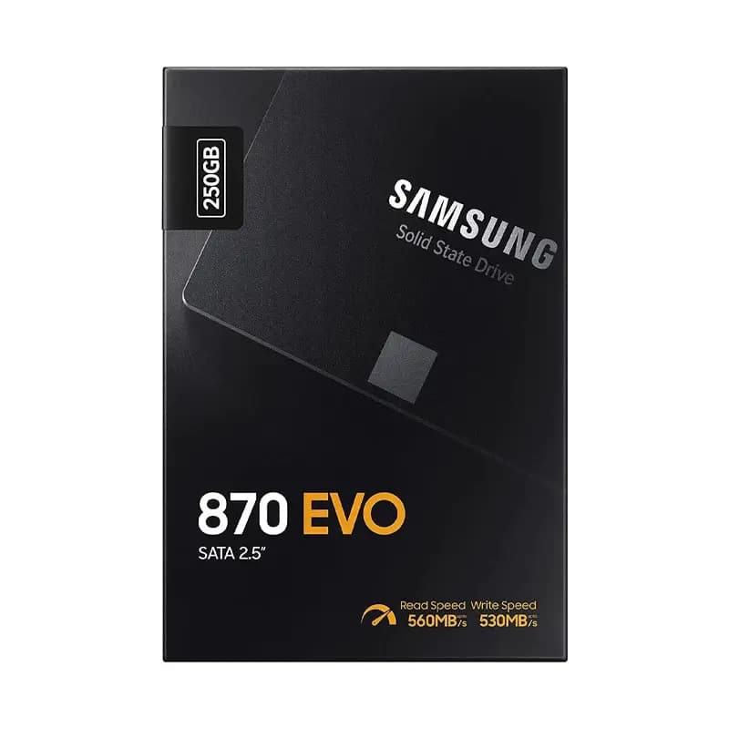 هارد اس اس دی اینترنال سامسونگ مدل EVO 870 ظرفیت 250 گیگابایت — تصویر ۵
