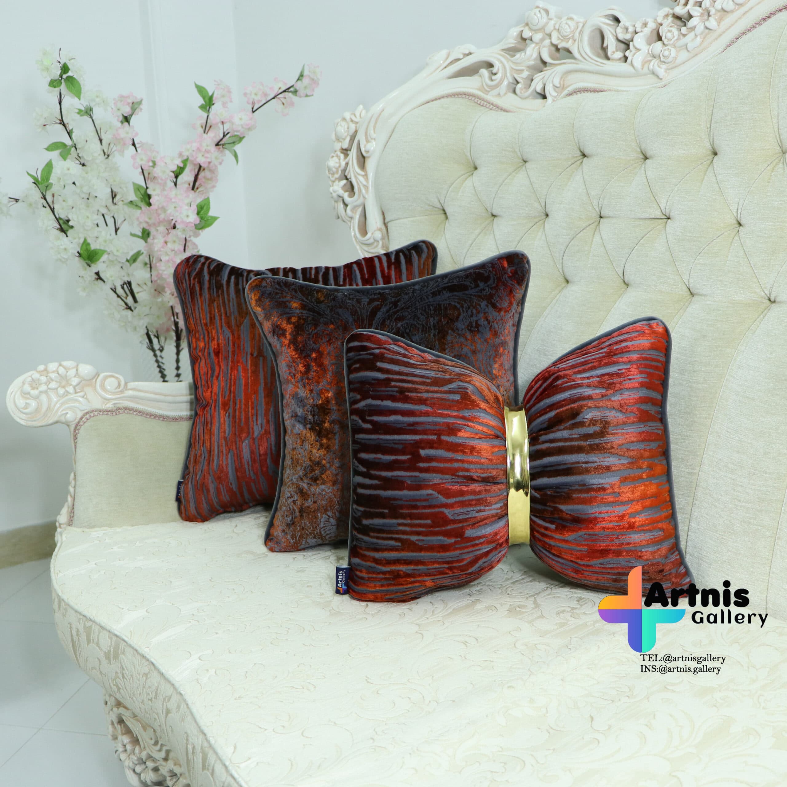 ست کوسن طرح نگین