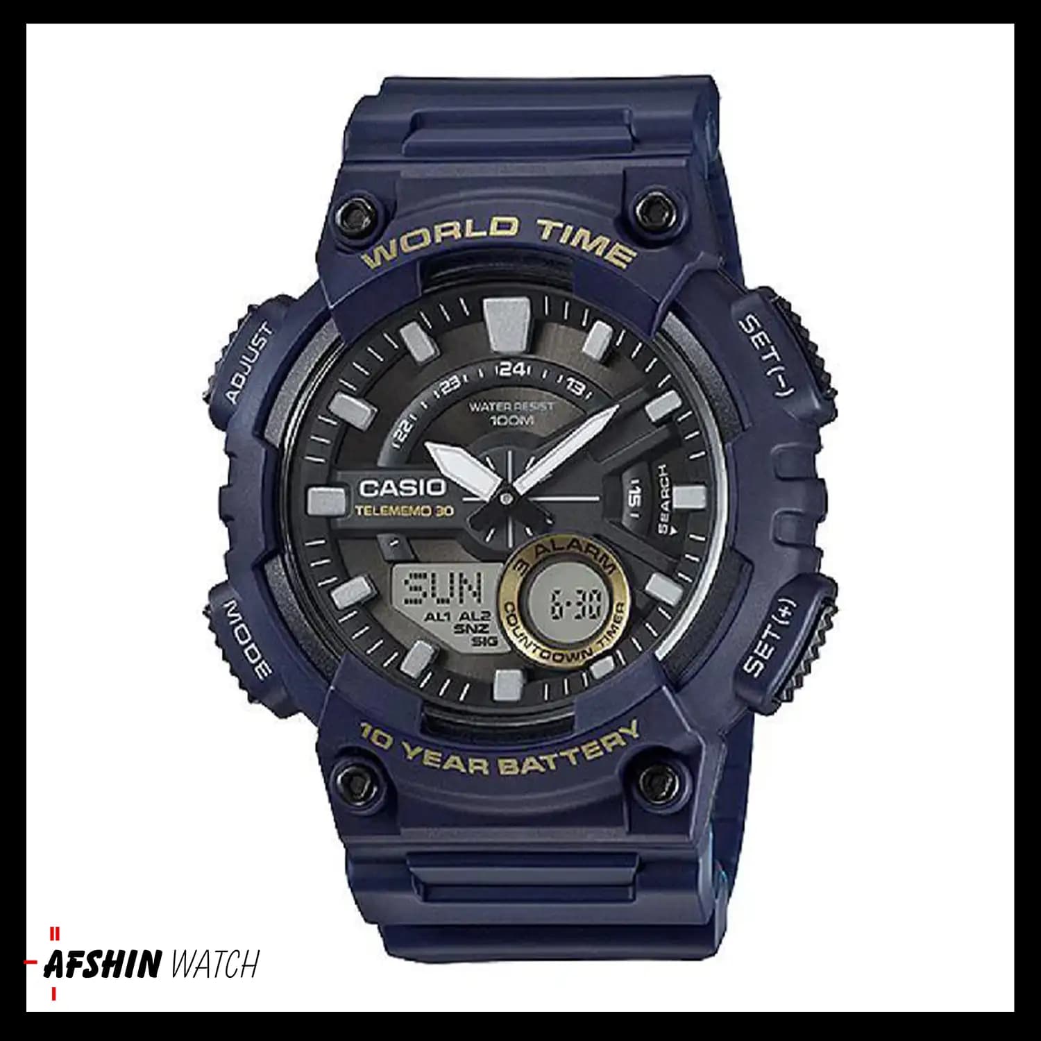 ساعت مچی مردانه کاسیو (CASIO) مدل AEQ-110W-2A — تصویر ۵