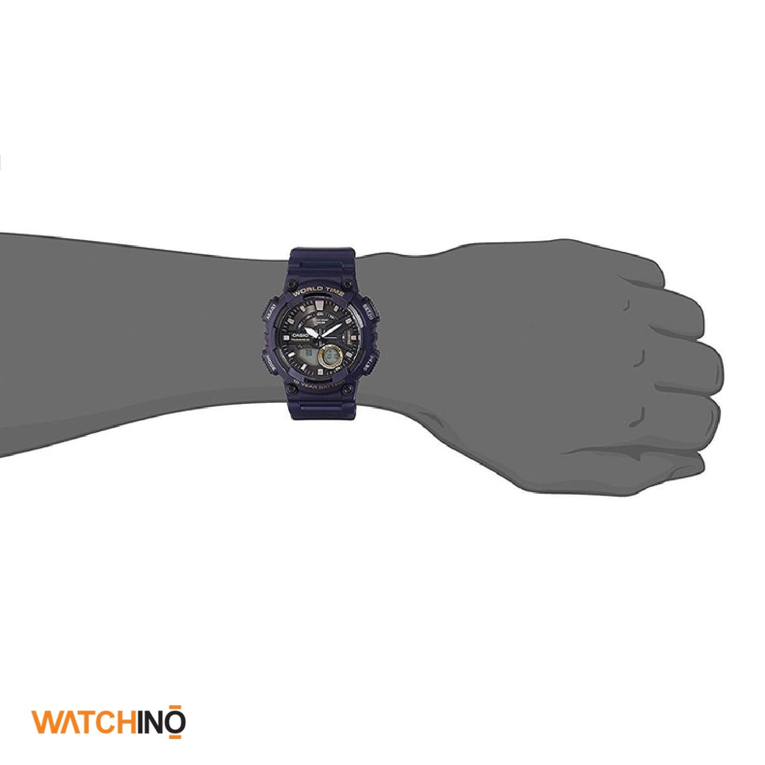 ساعت مچی مردانه کاسیو (CASIO) مدل AEQ-110W-2A — تصویر ۱۱