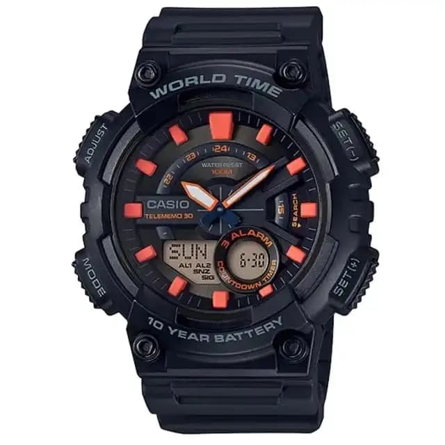 ساعت مچی مردانه کاسیو (CASIO) مدل AEQ-110W-1A2 — تصویر ۱۱