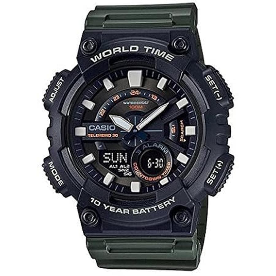 ساعت مچی مردانه کاسیو (CASIO) مدل AEQ-110W-3A — تصویر ۱۲