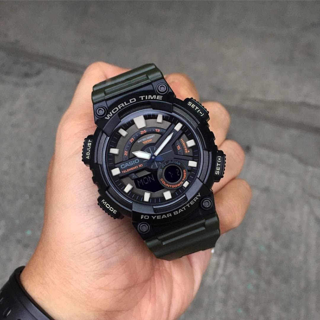 ساعت مچی مردانه کاسیو (CASIO) مدل AEQ-110W-3A — تصویر ۸
