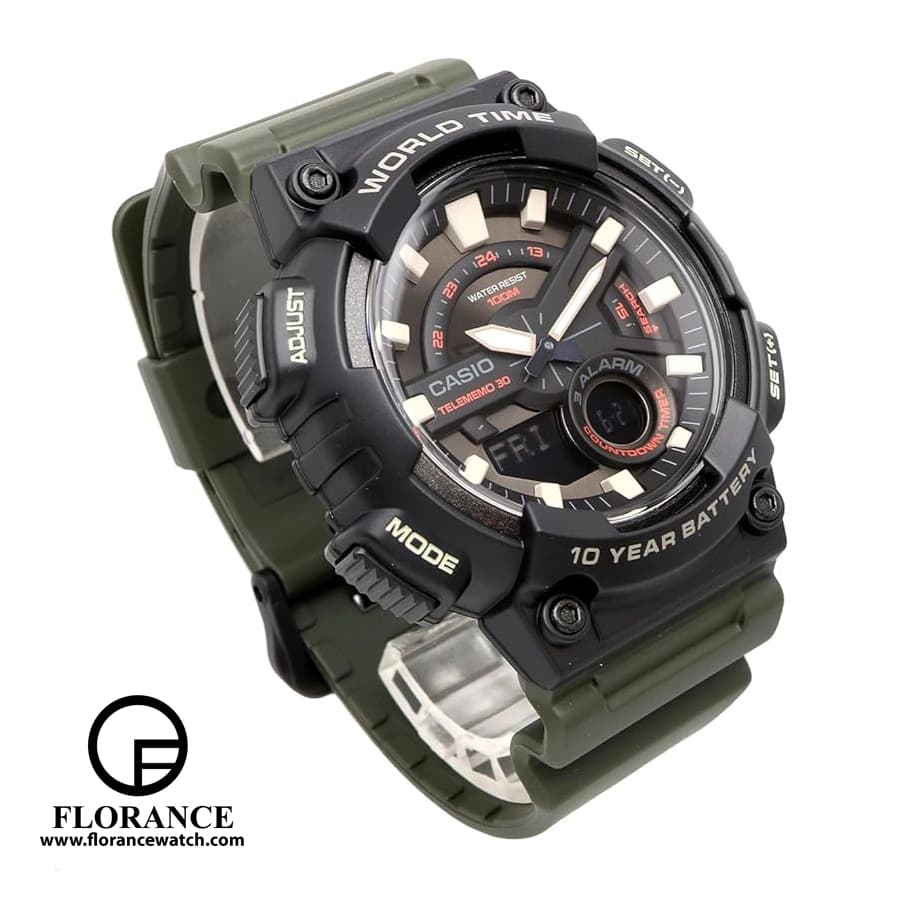 ساعت مچی مردانه کاسیو (CASIO) مدل AEQ-110W-3A — تصویر ۱۰