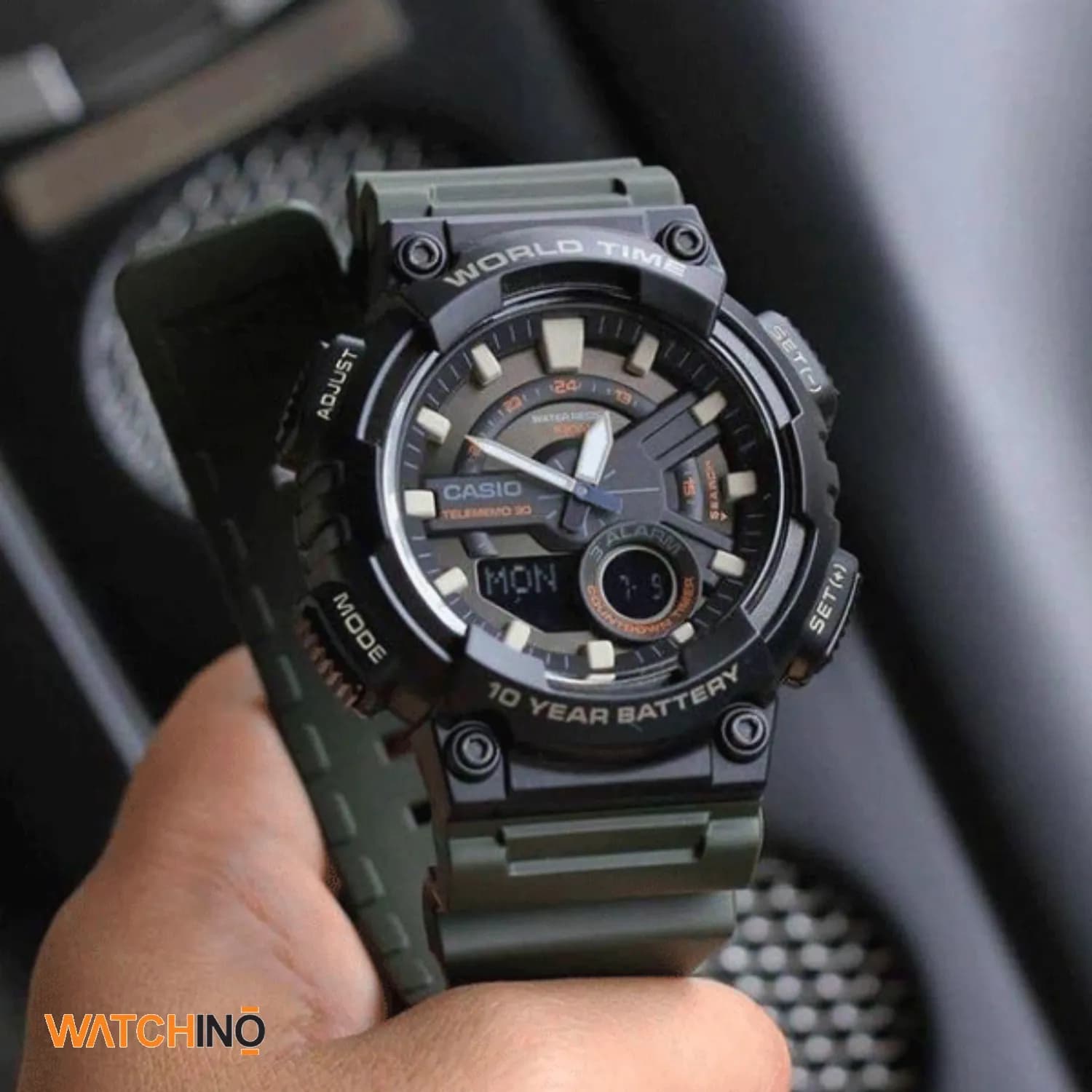 ساعت مچی مردانه کاسیو (CASIO) مدل AEQ-110W-3A — تصویر ۴