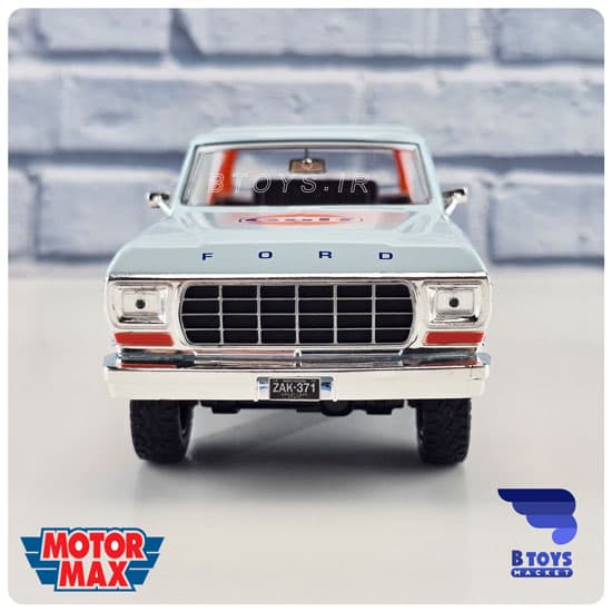 ماکت فورد برانکو 1978 گلف موتور مکس(Ford Bronco 1978 GULF motor max)مقیاس:1/24 — تصویر ۱۲
