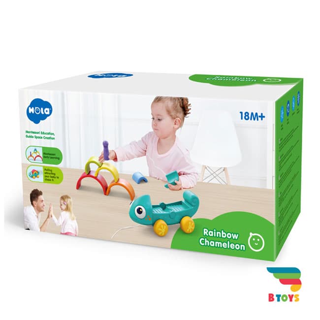 پازل آفتاب پرست رنگین کمانی هولی تویز(هولا تویز)795700 (Hola toys-795700) — تصویر ۹