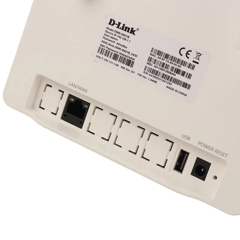 مودم روتر سیم کارتی 4G LTE دی لینک مدل DWR-M921B — تصویر ۷