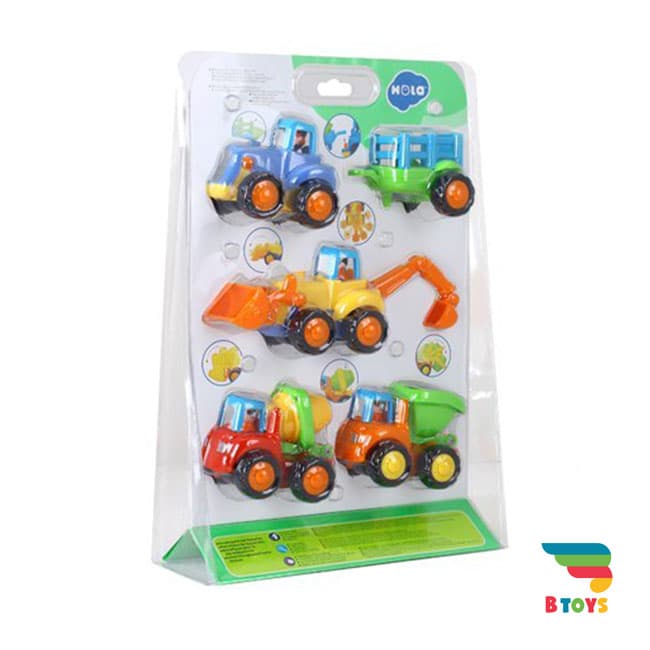 ست 4 عددی ماشین های قدرتی مزرعه و معدن هولی تویز(هولا تویز)کد326 (Hola toys-326) — تصویر ۹