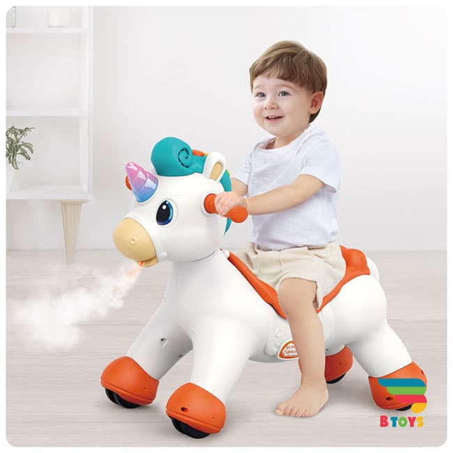 راکر موزیکال اسب پونی 3 کاره دودزا هولی تویز(هولا تویز)کد998800 (Hola toys-998800) — تصویر ۱۲