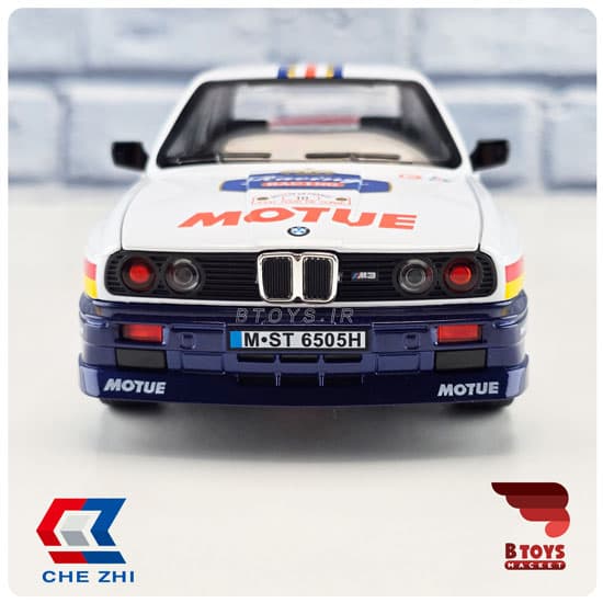ماکت بی ام و ام 3 ای 30 قرمز طرح دار چژی(BMW M3 E30 Chezhi) مقیاس:1/24 — تصویر ۵