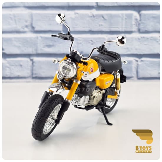ماکت موتور هوندا مانکی زرد (Honda Monkey) مقیاس:1/9