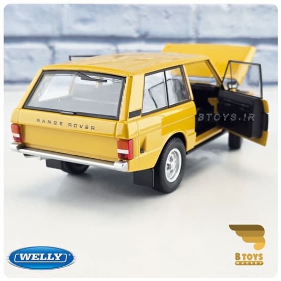 ماکت رنج روور 1970 خردلی ویلی(Land Rover Range Rover 1970 welly)مقیاس: 1/24 — تصویر ۹
