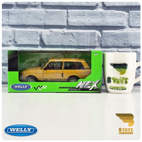 ماکت رنج روور 1970 خردلی ویلی(Land Rover Range Rover 1970 welly)مقیاس: 1/24 — تصویر ۳