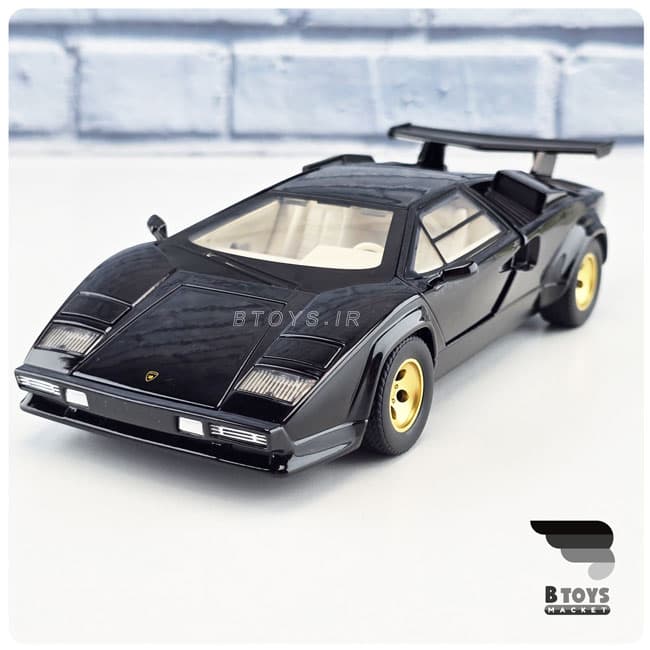 ماکت لامبورگینی کانتاش ال پی مشکی (Lamborghini Countach LP5000)مقیاس:1/24 — تصویر ۸