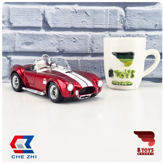 ماکت شلبی کبری 427 زرشکی چِژی(Shelby Cobra 427 Chezhi) مقیاس : 1/24 — تصویر ۱۰