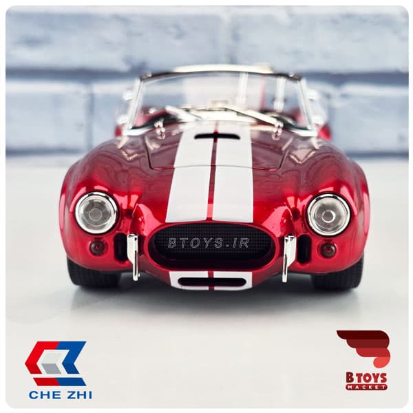ماکت شلبی کبری 427 زرشکی چِژی(Shelby Cobra 427 Chezhi) مقیاس : 1/24 — تصویر ۱۲