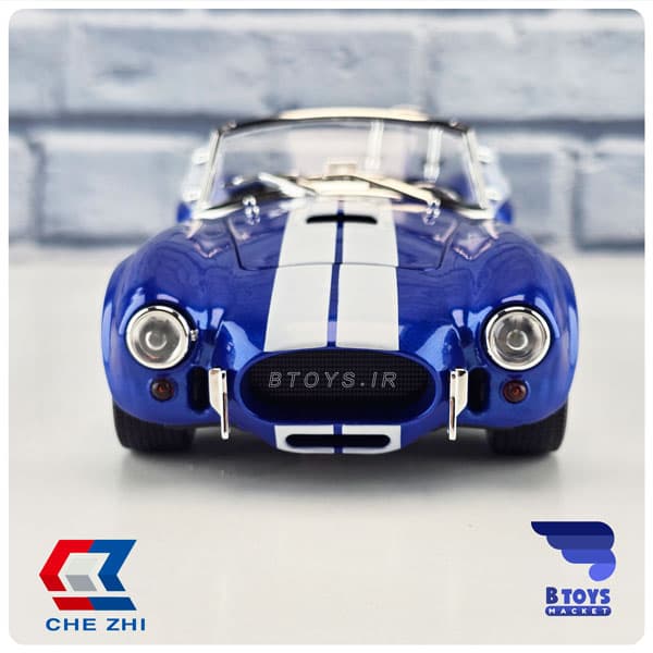 ماکت شلبی کبری 427 آبی چِژی(Shelby Cobra 427 Chezhi) مقیاس : 1/24 — تصویر ۱۲