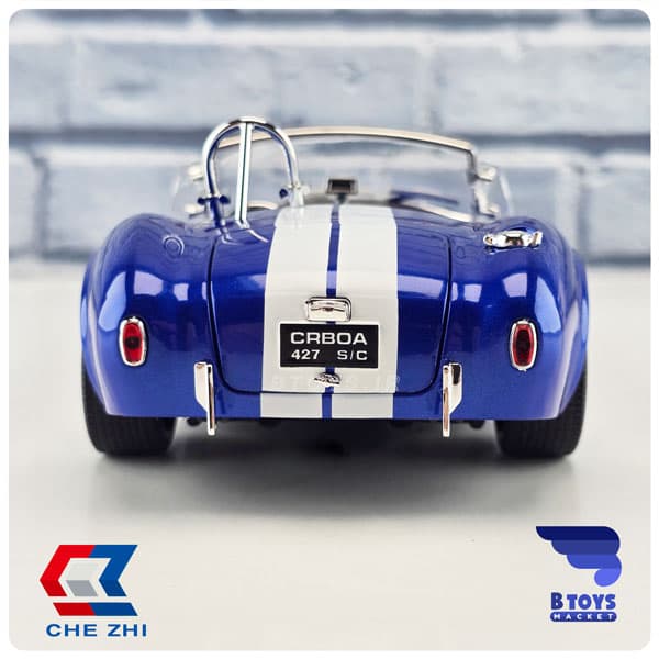 ماکت شلبی کبری 427 آبی چِژی(Shelby Cobra 427 Chezhi) مقیاس : 1/24 — تصویر ۴