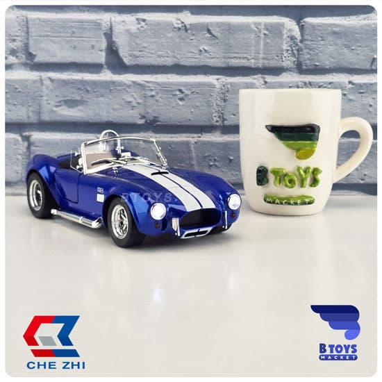 ماکت شلبی کبری 427 آبی چِژی(Shelby Cobra 427 Chezhi) مقیاس : 1/24 — تصویر ۳