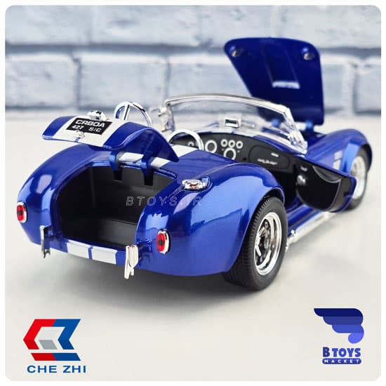 ماکت شلبی کبری 427 آبی چِژی(Shelby Cobra 427 Chezhi) مقیاس : 1/24 — تصویر ۲