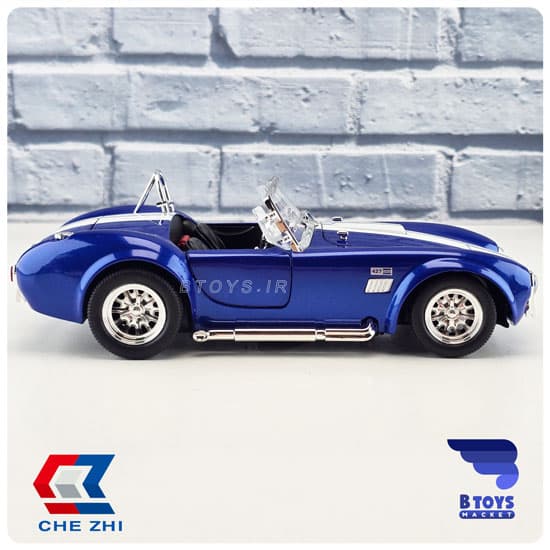 ماکت شلبی کبری 427 آبی چِژی(Shelby Cobra 427 Chezhi) مقیاس : 1/24 — تصویر ۷