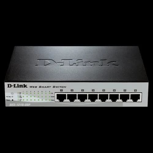 سوئیچ مدیریتی 8 پورت 100 PoE دی لینک مدل D-Link DES-1210-08P — تصویر ۶