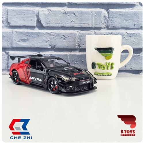 ماکت نیسان اسکای لاین آر 35 دودزا قرمز چژِی (Nissan Skyline R-35 Chezhi)مقیاس:1/24 — تصویر ۷