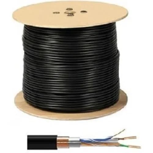 کابل شبکه نگزنس Cat6 SFTP Outdoor تمام مس بدون تست فلوک با دو روکش – حلقه ۳۰۵ متری