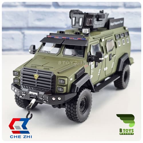 ماکت فورد زرهی سبز چِژی(FORD Chezhi) مقیاس: 1/24 — تصویر ۸