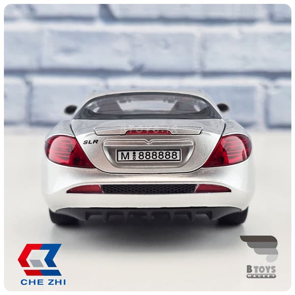 ماکت مرسدس بنز مکلارن اس ال آر 722 نقره ای چژی(Mercedes Mclaren SLR Chezhi) مقیاس:1/24 — تصویر ۱۰