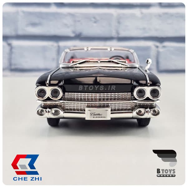 ماکت کادیلاک الدورادو 1959 مشکی چِژی(Cadilac Eldorado1959 Chezhi) مقیاس : 1/24 — تصویر ۱۲