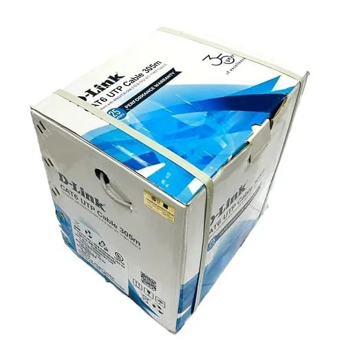 کابل شبکه CAT6 utp دی لینک مدل NCB-C6UGRYR-305-24 — تصویر ۳