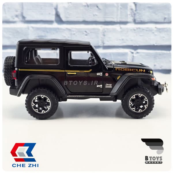 ماکت جیپ رانگلر روبیکان مشکی چِژی(Jeep Wrangler Rubicon Chezhi) مقیاس: 1/24 — تصویر ۷