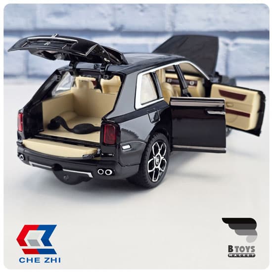 ماکت رولز رویس دودزا مشکی چِژی (Rolls Royce Chezhi)مقیاس:1/24 — تصویر ۹