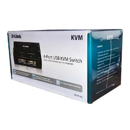 کی وی ام سوئیچ 4 پورت VGA دی لینک DKVM-4U — تصویر ۳