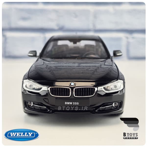 ماکت بی ام دبلیو 335 آی مشکی ویلی(BMW 335i welly)مقیاس:1/24 — تصویر ۱۲
