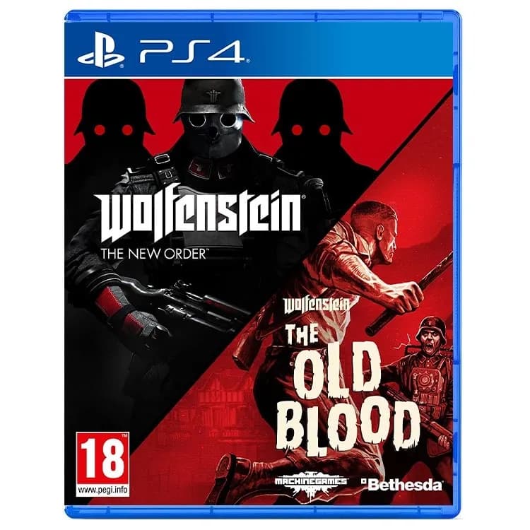 بازی Wolfenstein The New Order and Wolfenstein The Old Blood برای PS4_کارکرده