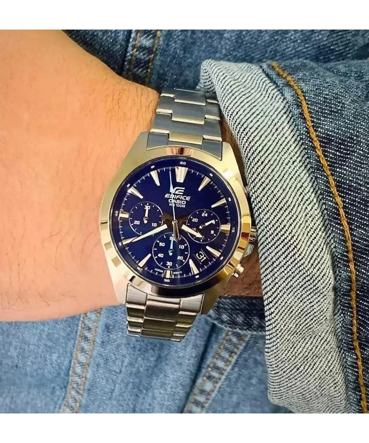 ساعت مچی مردانه کاسیو (CASIO) ادیفایس EFV-630D-2AVUDF — تصویر ۱۰