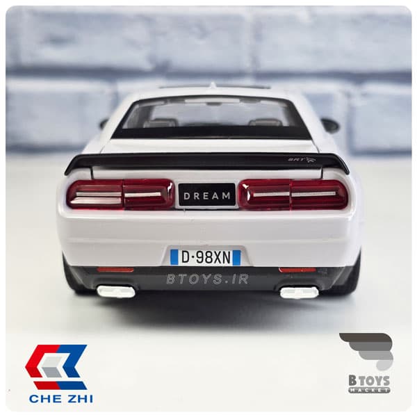 ماکت دوج چلنجر هلکت دودزا طوسی چِژی (Dodge Challenger SRT Chezhi)مقیاس:1/24 — تصویر ۱۱