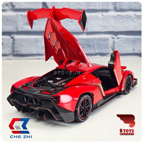 ماکت لامبورگینی وننو دودزا قرمز چژی(Lamborghini Veneno Chezhi)مقیاس : 1/24 — تصویر ۲