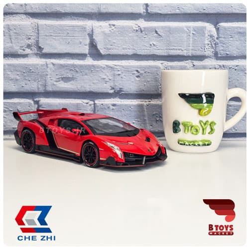 ماکت لامبورگینی وننو دودزا قرمز چژی(Lamborghini Veneno Chezhi)مقیاس : 1/24 — تصویر ۳