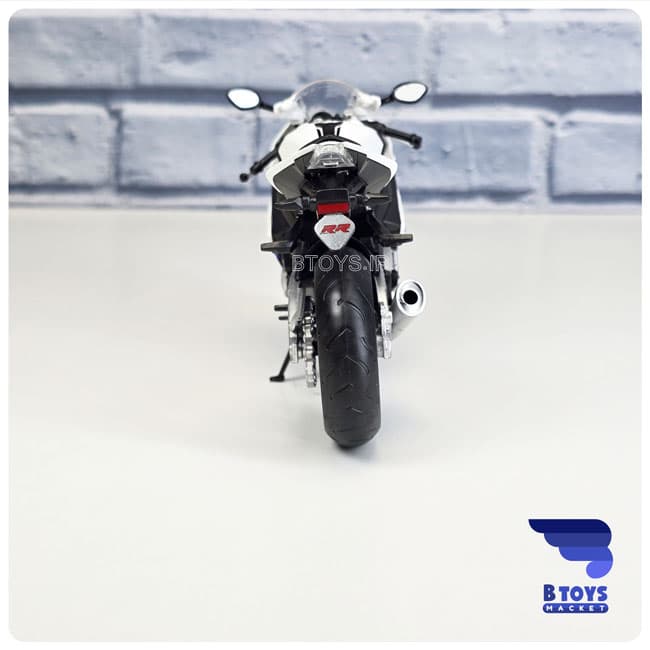 ماکت موتور بی ام و اس 1000 آرآر سفید (BMW S1000RR MSZ)مقیاس:1/12 — تصویر ۳