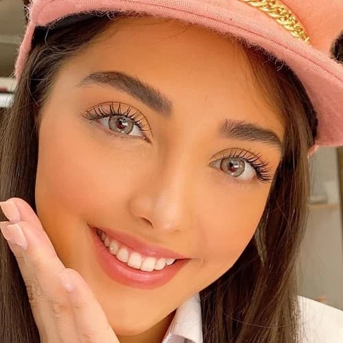لنز عسلی کریستال هیزل گری | Crystal Honey Lenses — تصویر ۶