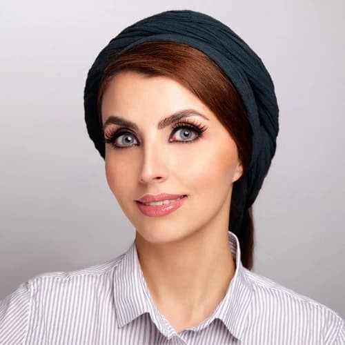 لنز آبی عسلی کریستال هانی بلو | Crystal Honey-Blue Lens — تصویر ۱۱