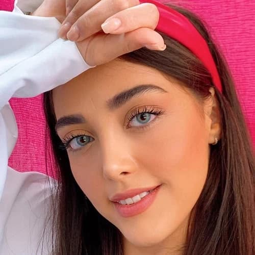 لنز آبی عسلی کریستال هانی بلو | Crystal Honey-Blue Lens — تصویر ۵