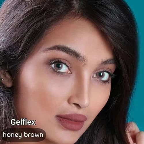 لنز عسلی کریستال هانی براون | Crystal Honey Lenses — تصویر ۶